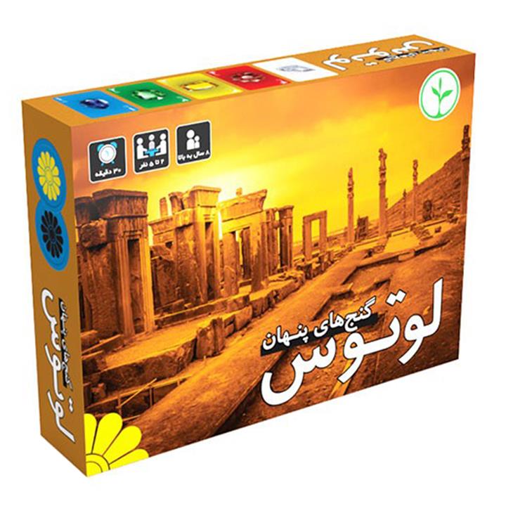 بازی فکری آوای باران مدل گنج های پنهان لوتوس Avaye Baran Ganjhaye Penhane Lotus Intellectual Game